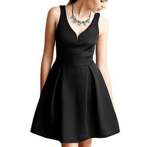 Women's Sleeveless V Neck Casual Mini Dress